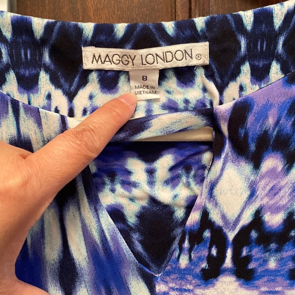 Maggy London Matt Jersey Dress - Picture 1 of 4